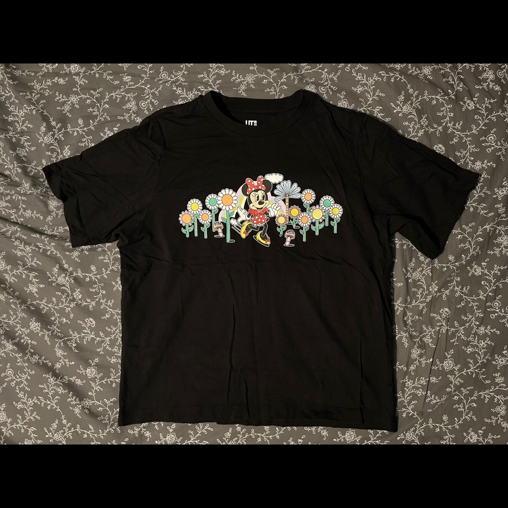 Black Minnie Mouse Tee